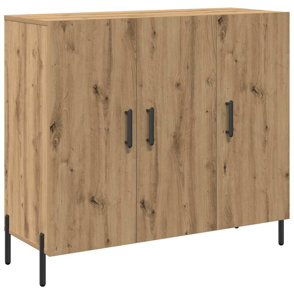 Buffet chêne artisanal 90 x 34 x 80 cm Bois d'ingénierie - XIOS