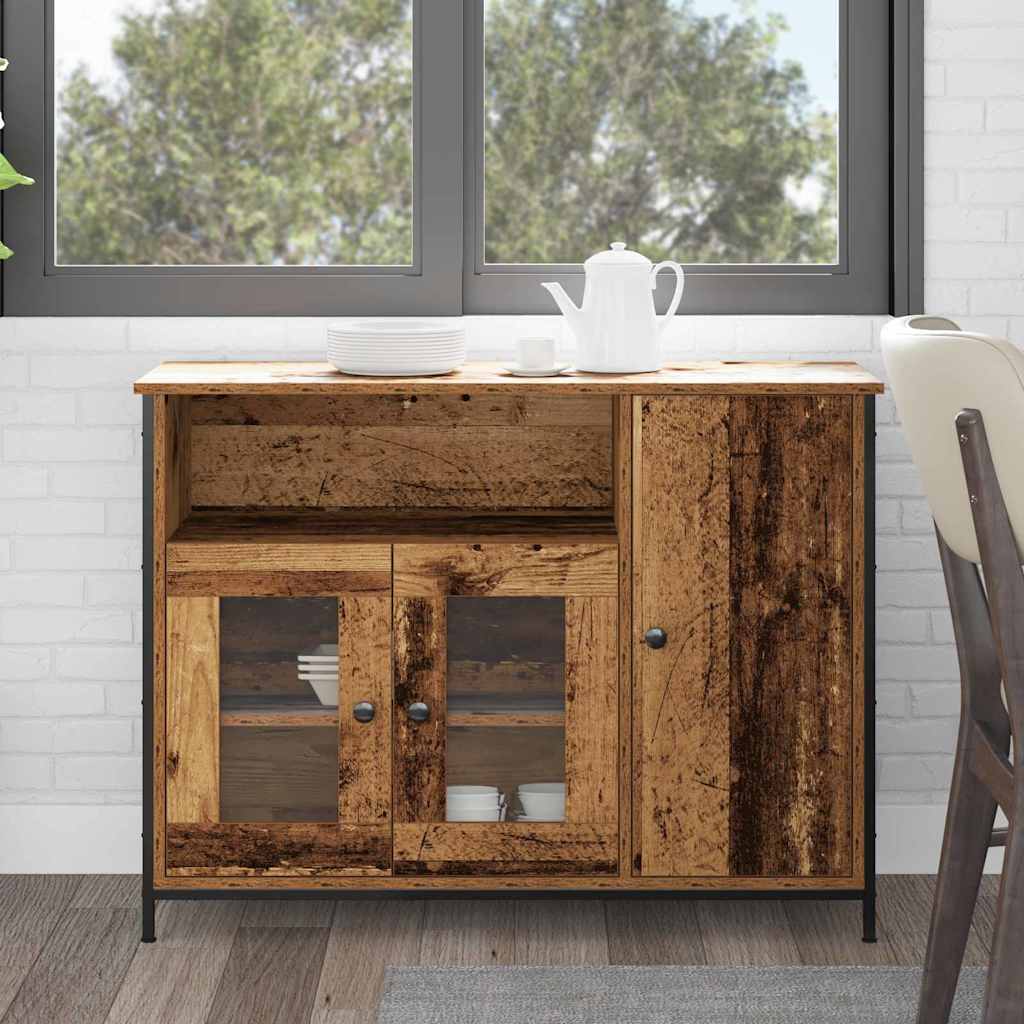 Buffet Bois ancien 100 x 35 x 75 cm Bois d'ingénierie - XIOS