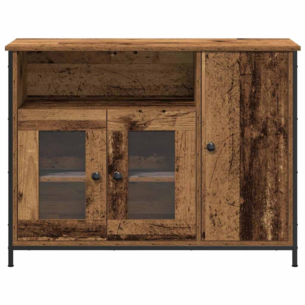 Buffet Bois ancien 100 x 35 x 75 cm Bois d'ingénierie - XIOS