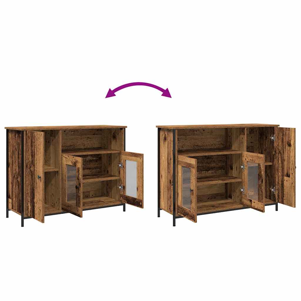 Buffet Bois ancien 100 x 35 x 75 cm Bois d'ingénierie - XIOS