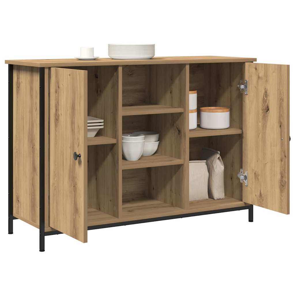 Buffet chêne artisanal 100 x 35 x 70 cm Bois d'ingénierie - XIOS