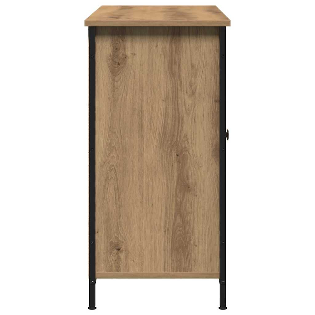 Buffet chêne artisanal 100 x 35 x 70 cm Bois d'ingénierie - XIOS