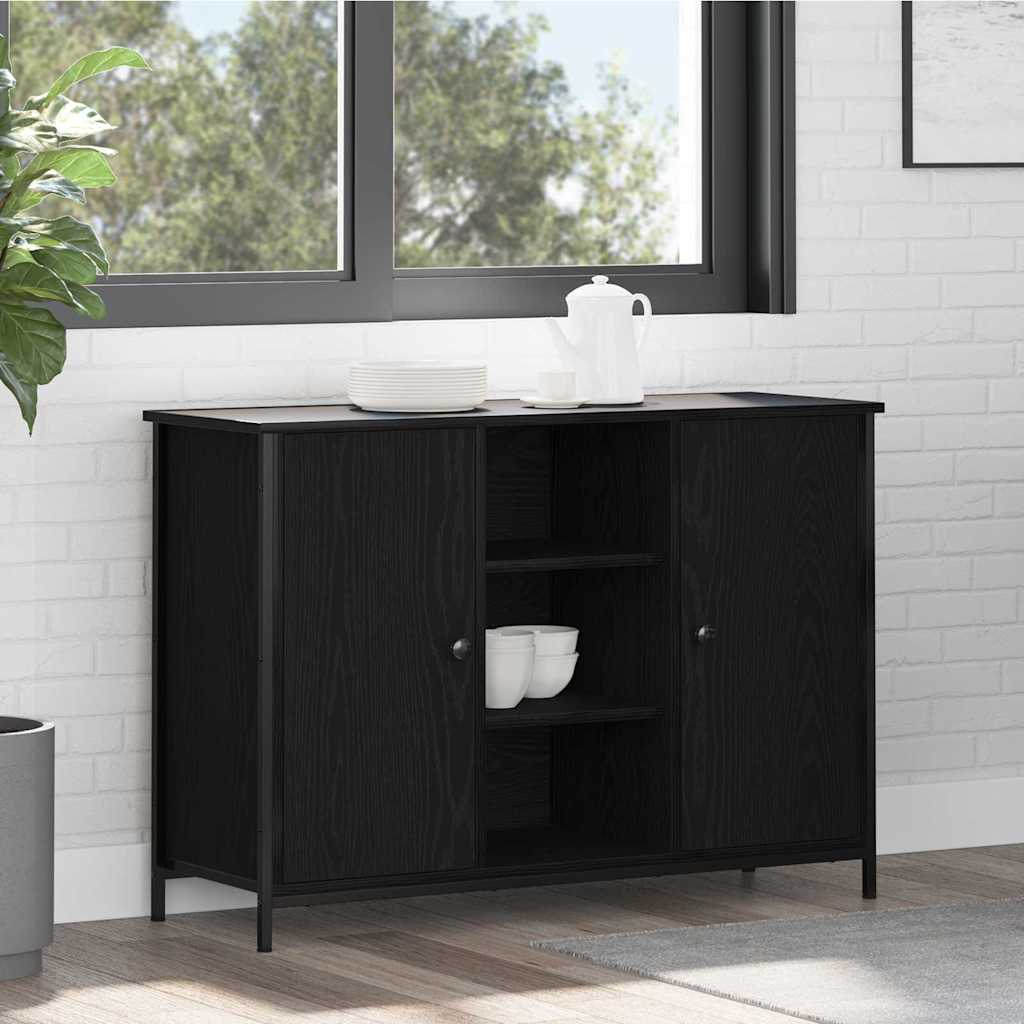 Buffet Chêne noir 100 x 35 x 70 cm Bois d'ingénierie - XIOS