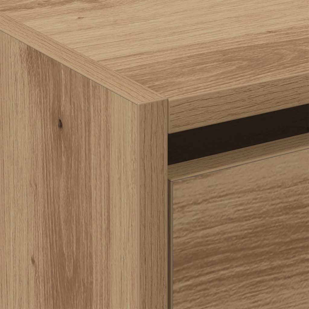 Armoire à chaussures avec porte chêne artisanal 60 x 21 x 57 cm - XIOS