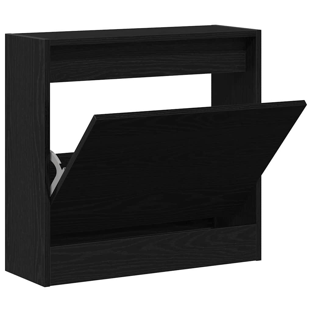 Armoire à chaussures avec stockage Chêne noir 60 x 21 x 57 cm - XIOS