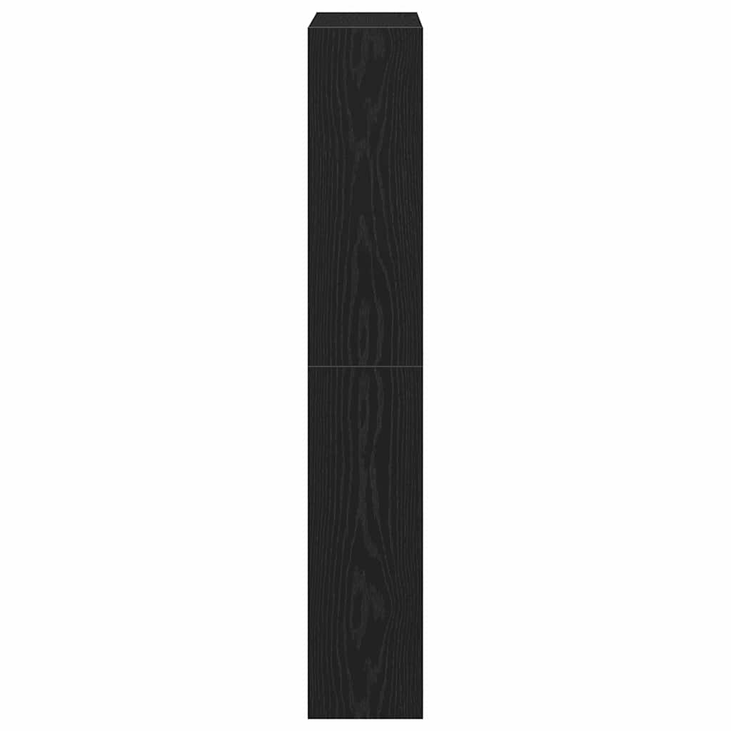 Armoire à chaussures avec porte Chêne noir 80 x 21 x 125.5 cm - XIOS