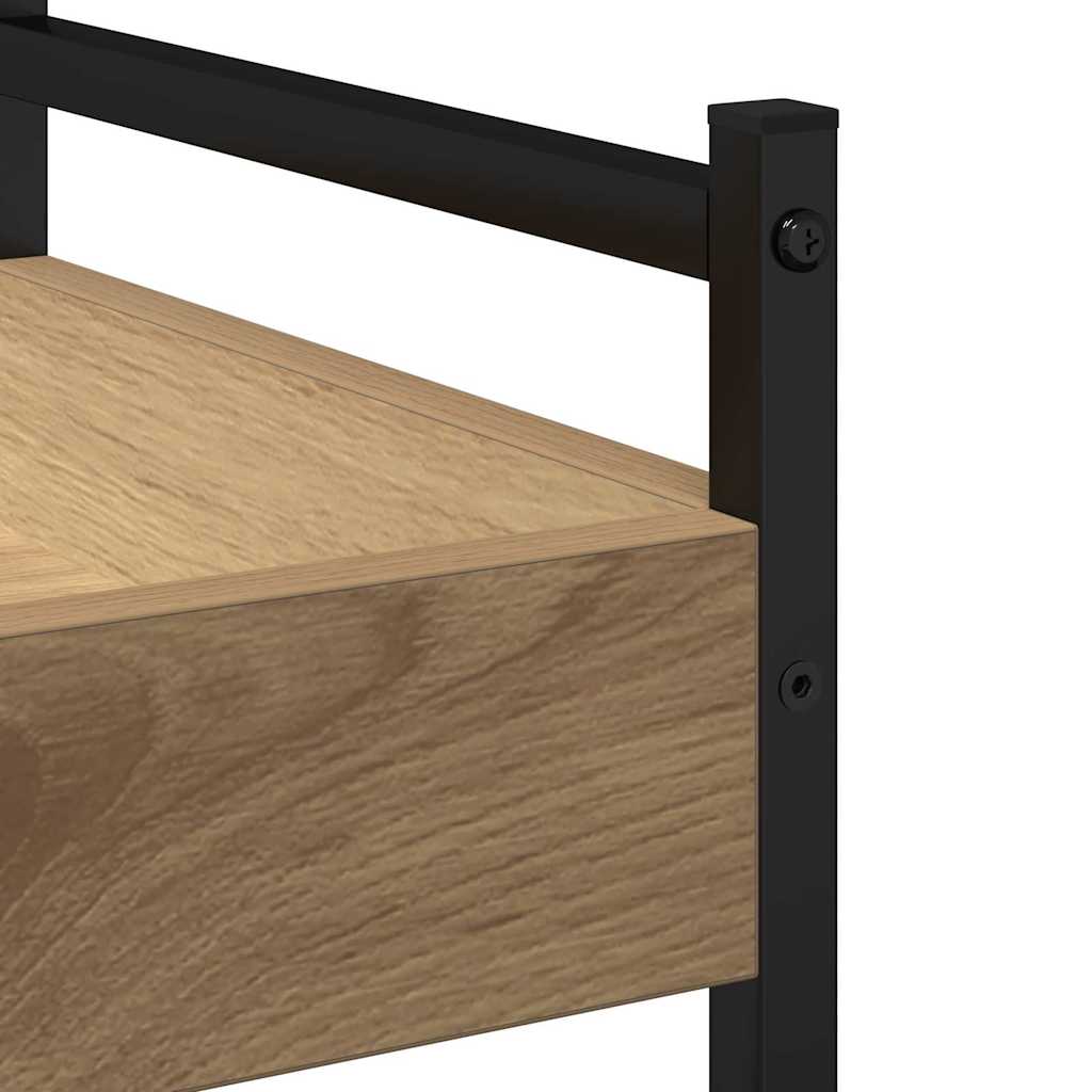 Chariot de cuisine chêne artisanal 50 x 30 x 70 cm - XIOS