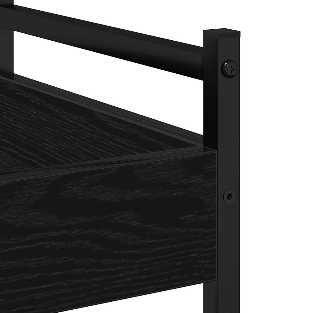 Chariot de cuisine Chêne noir 50 x 30 x 70 cm Bois d'ingénierie - XIOS