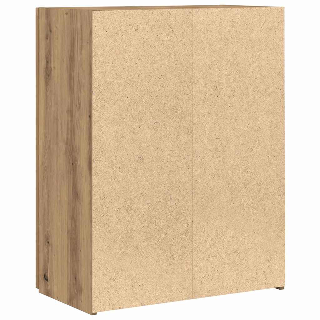 Cabinet de Bureau avec étagère chêne artisanal 60 x 32 x 77.5 - XIOS