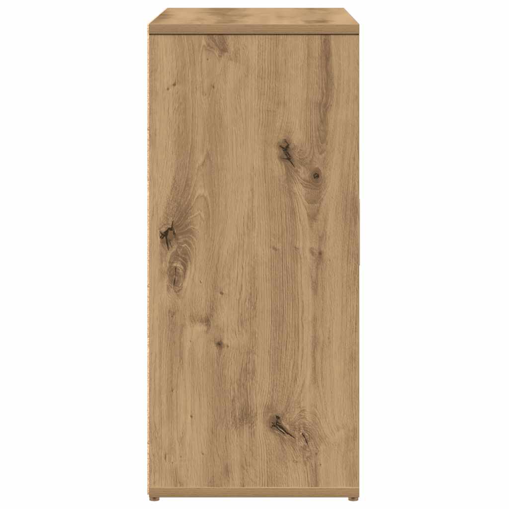Buffet en chêne massif 60 x 31 x 70 cm bois d'ingénierie - XIOS