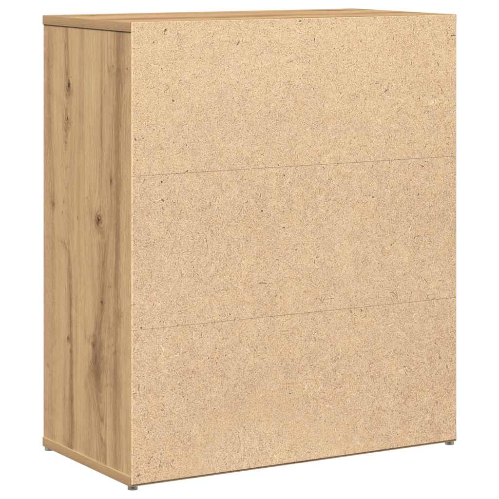 Buffet en chêne massif 60 x 31 x 70 cm bois d'ingénierie - XIOS