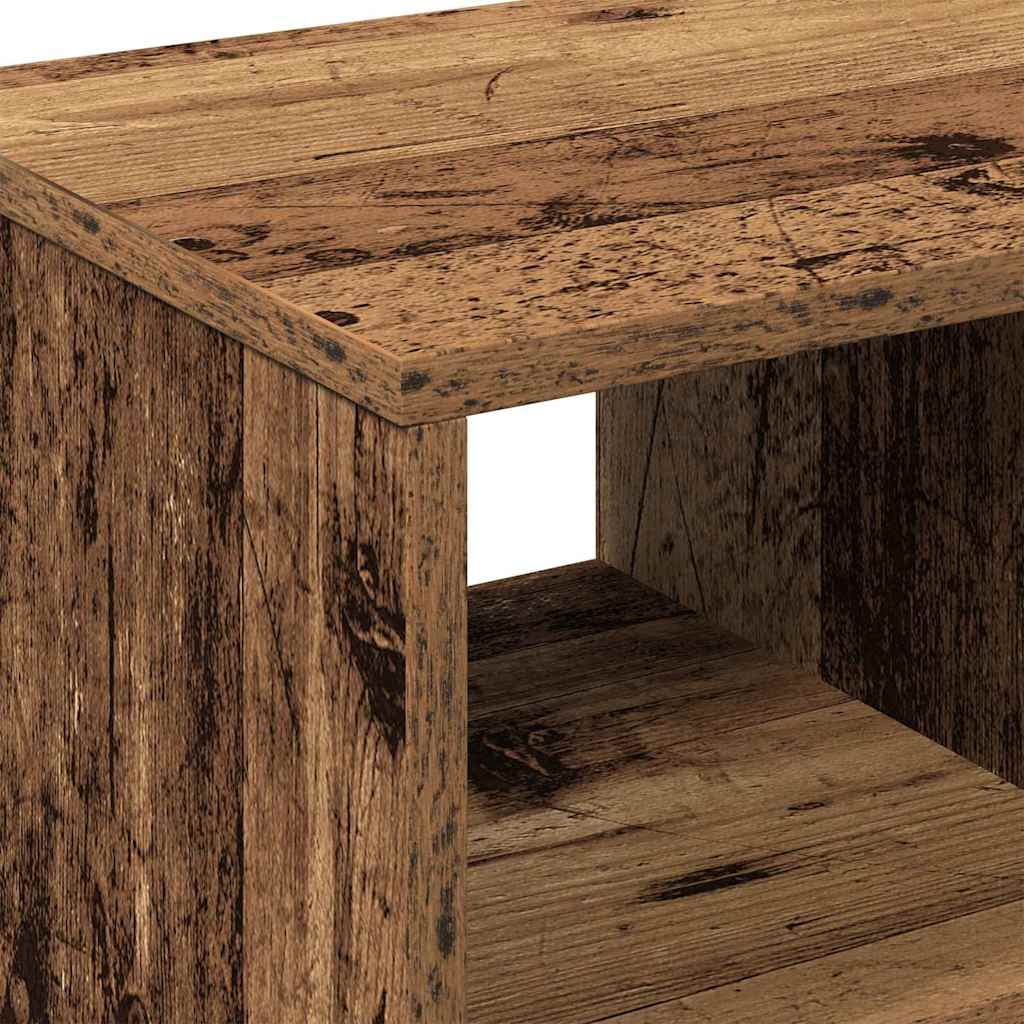 Table d'appoint Bois ancien 50 x 30 x 55 cm Bois d'ingénierie - XIOS
