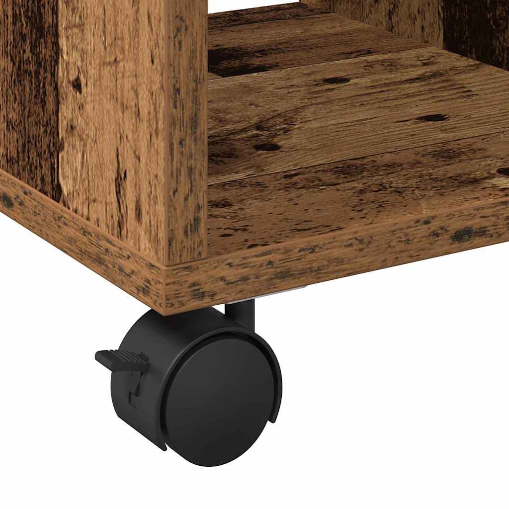 Table d'appoint Bois ancien 50 x 30 x 55 cm Bois d'ingénierie - XIOS