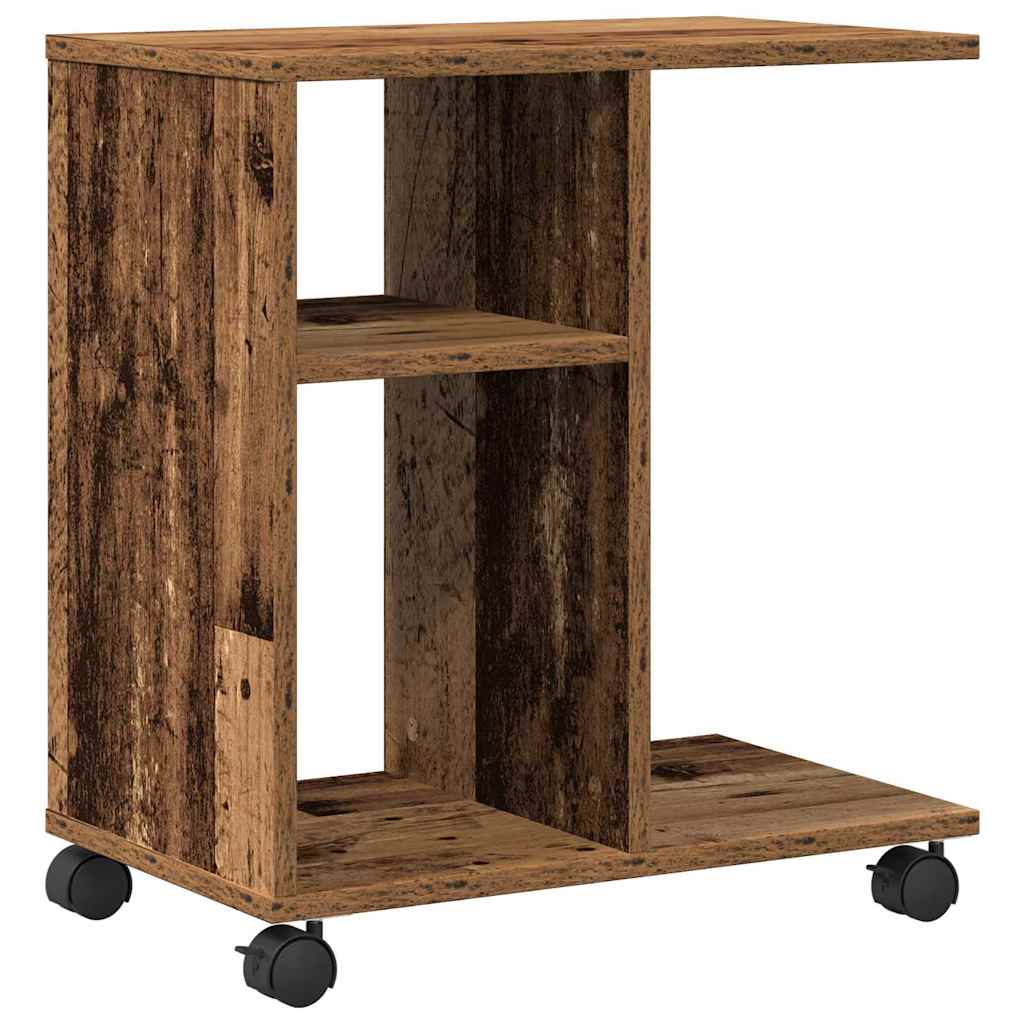 Table d'appoint Bois ancien 50 x 30 x 55 cm Bois d'ingénierie - XIOS