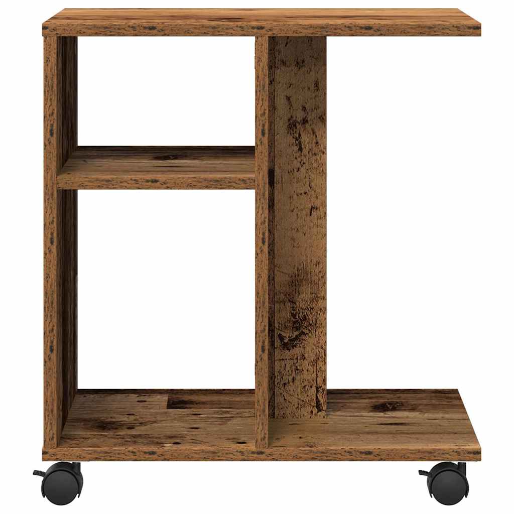 Table d'appoint Bois ancien 50 x 30 x 55 cm Bois d'ingénierie - XIOS