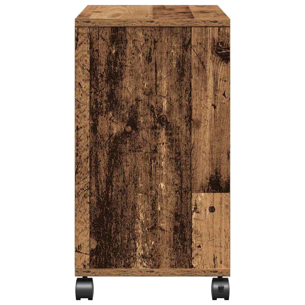 Table d'appoint Bois ancien 50 x 30 x 55 cm Bois d'ingénierie - XIOS