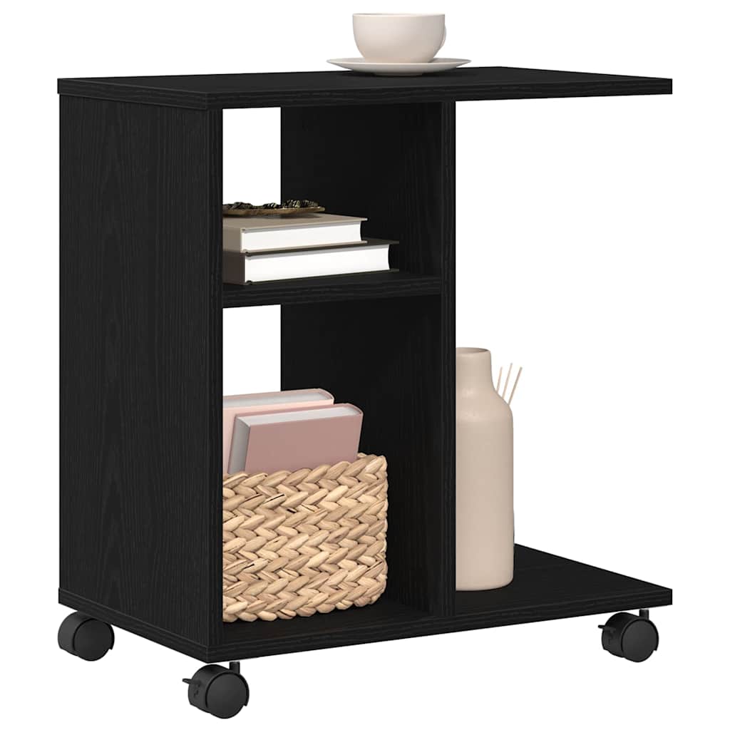 Table d'appoint Chêne noir 50 x 30 x 55 cm Bois d'ingénierie - XIOS