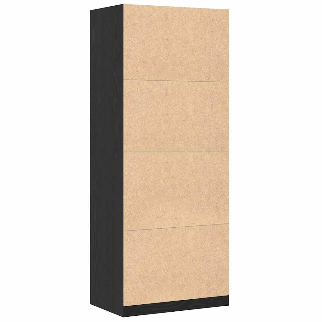 Armoire Chêne noir 80 x 50 x 200 cm Bois d'ingénierie - XIOS