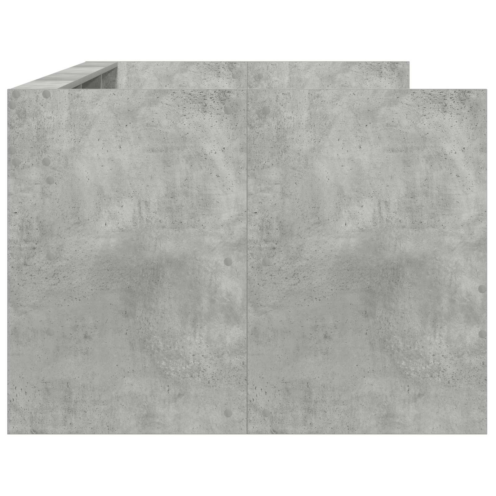 Lit de jour avec tiroir Gris 90 x 200 cm Bois d'ingénierie