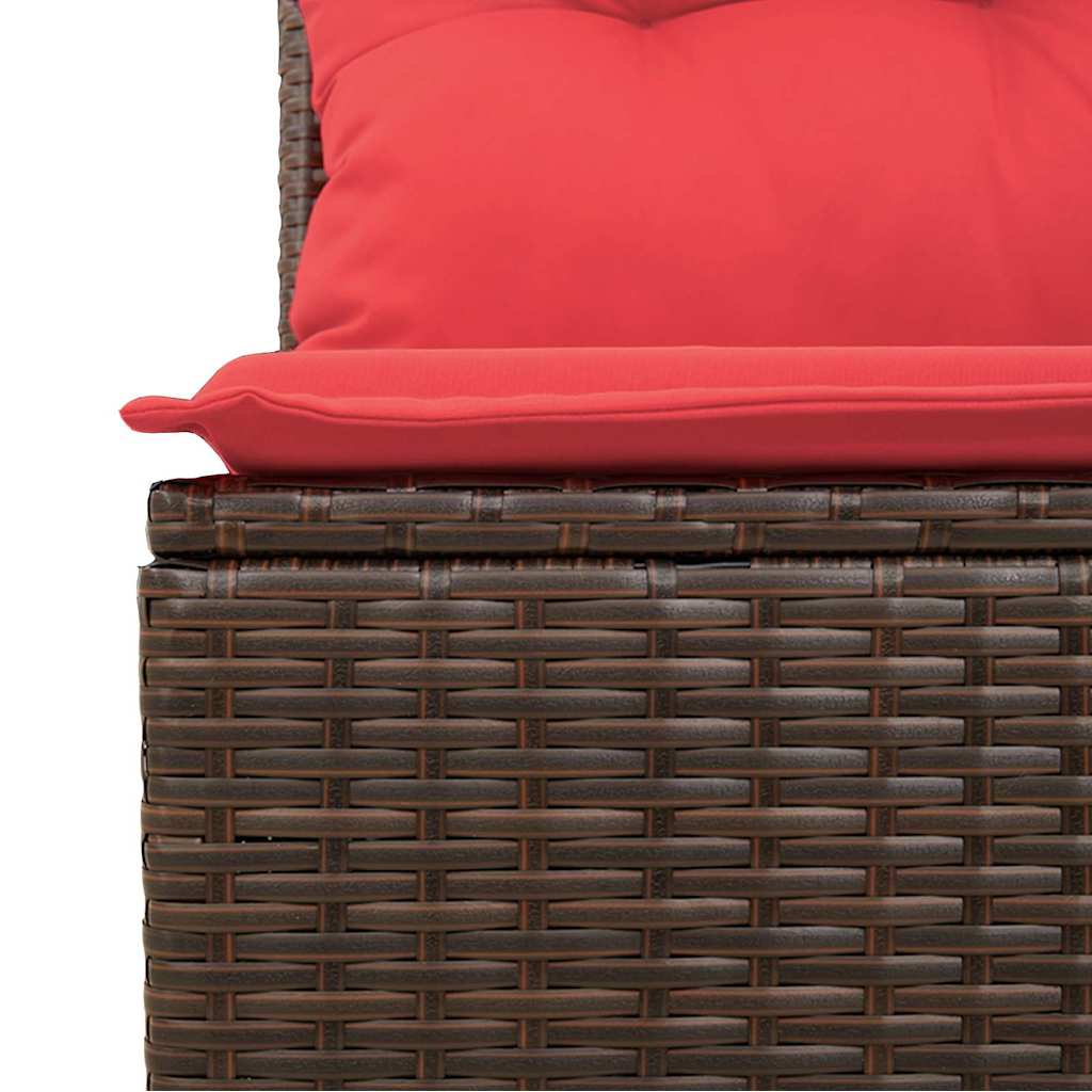 Ensemble de Canapés 7 pcs Marron polyrotin