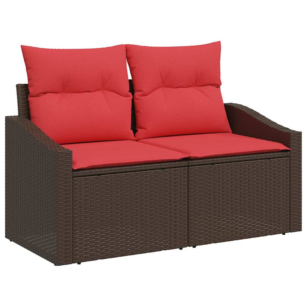 Ensemble de Canapés 5 pc Marron polyrotin