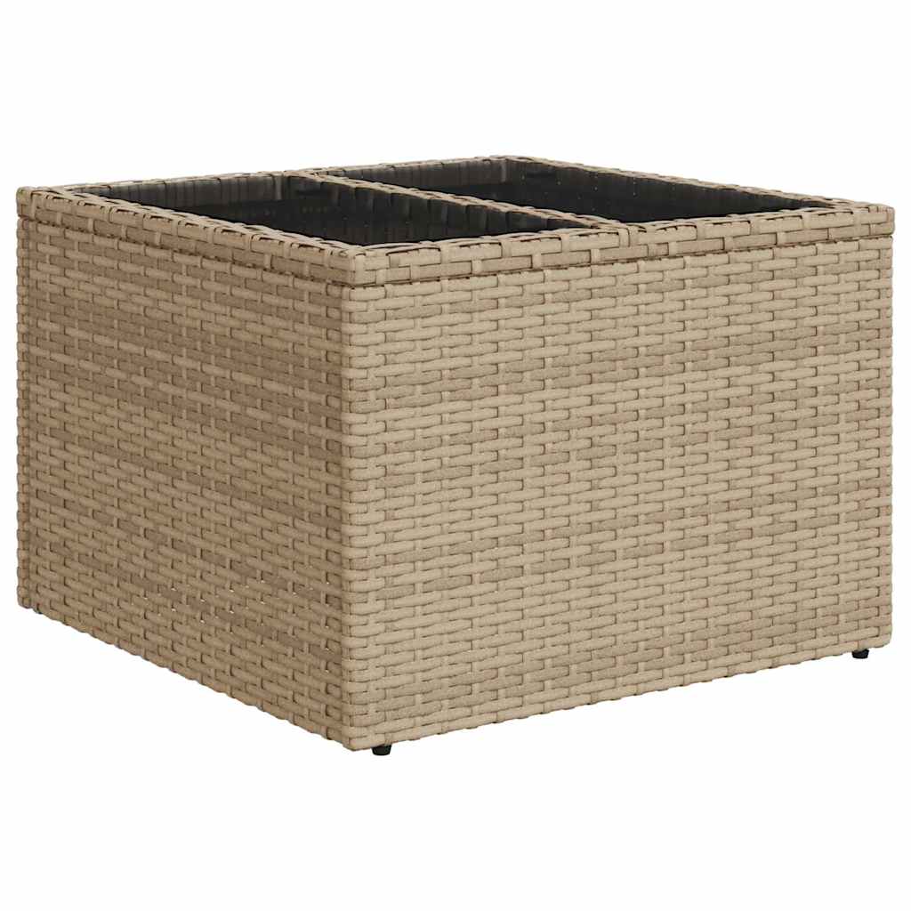 Ensemble de Canapés avec coussin 8 pcs Beige polyrotin - XIOS
