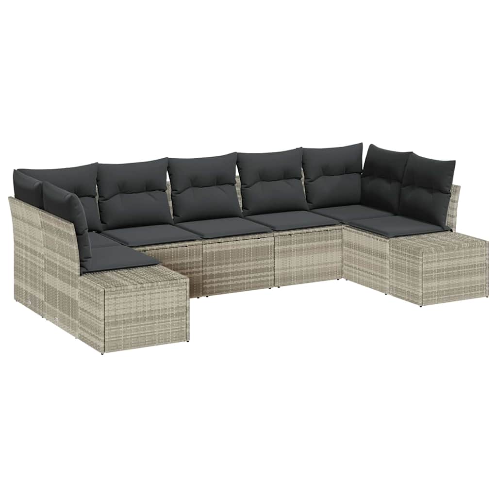 7 pc Gris clair