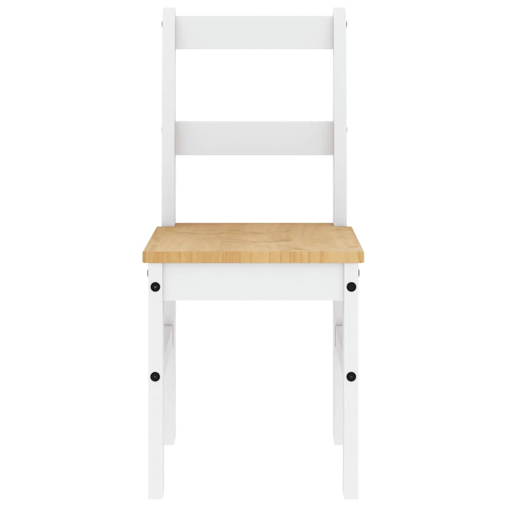 Ensemble à manger Panama 5 pcs blanc bois de pin massif - XIOS