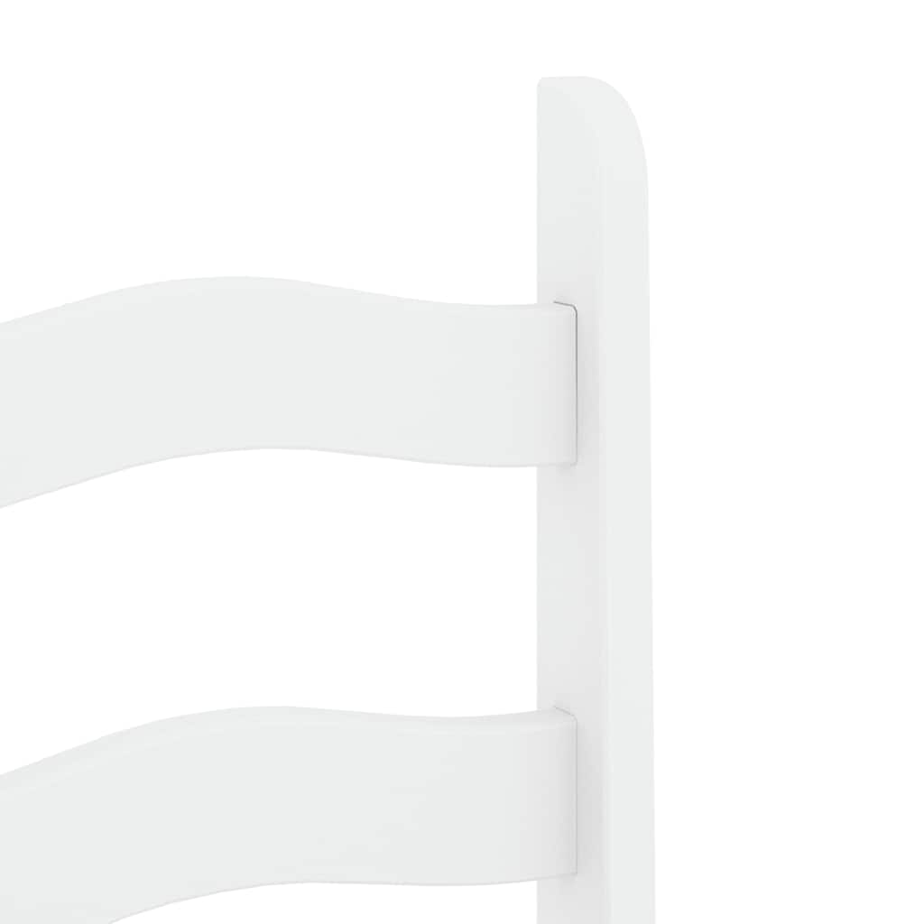 Ensemble à manger Panama 3 pcs blanc bois de pin massif
