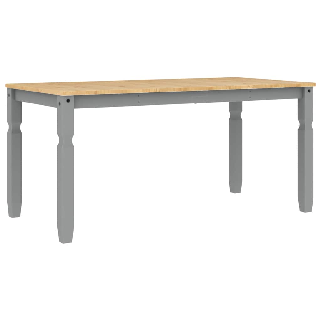 Ensemble à manger Panama 5 pcs gris bois de pin massif - XIOS
