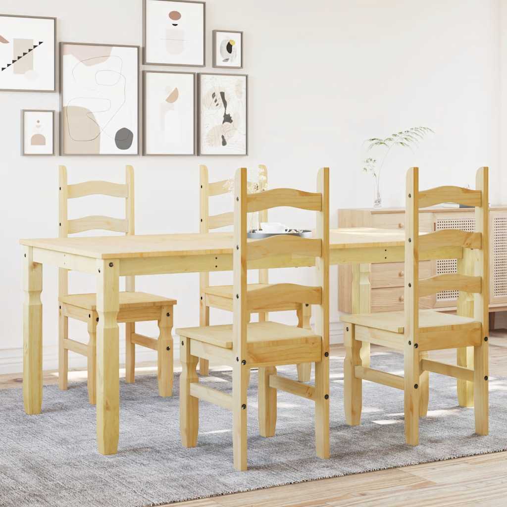 Ensemble à manger Panama 5 pcs bois de pin massif - XIOS