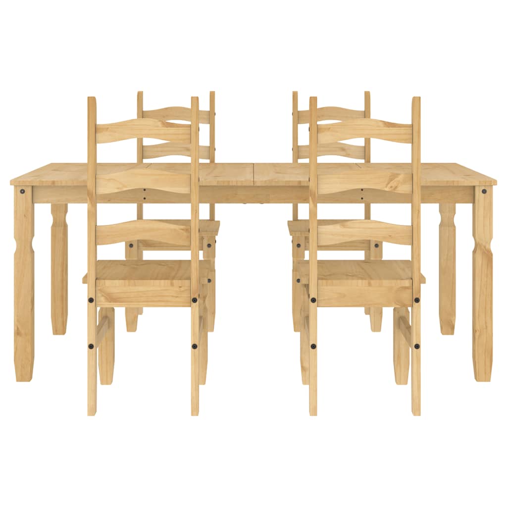 Ensemble à manger Panama 5 pcs bois de pin massif - XIOS