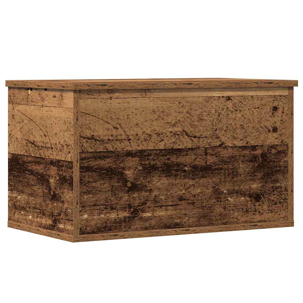 Boîte de Rangement avec stockage Bois ancien 60 x 35 x 35 cm - XIOS