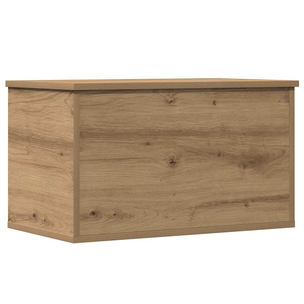 Boîte de Rangement chêne artisanal 60 x 35 x 35 cm - XIOS