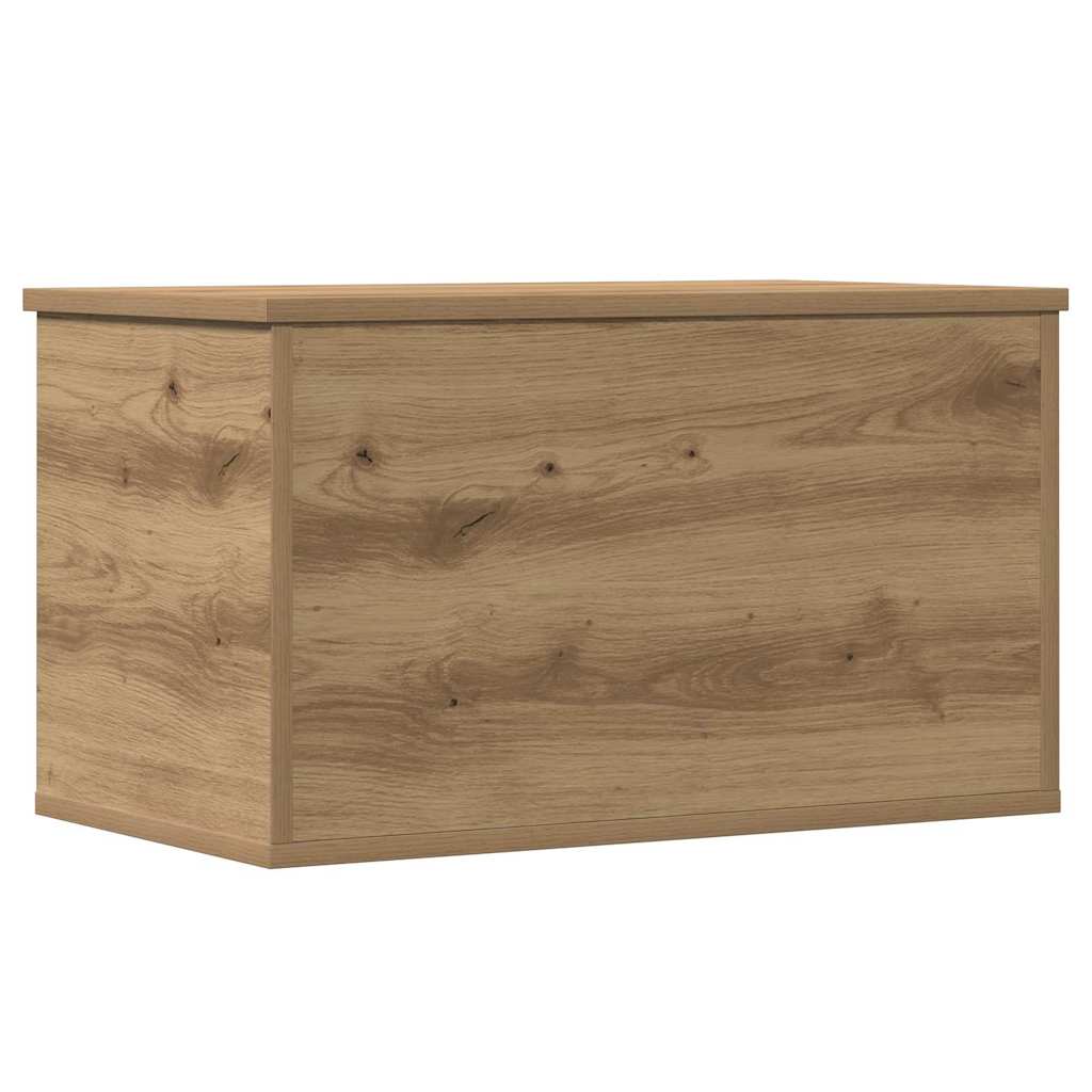 Boîte de Rangement chêne artisanal 60 x 35 x 35 cm - XIOS