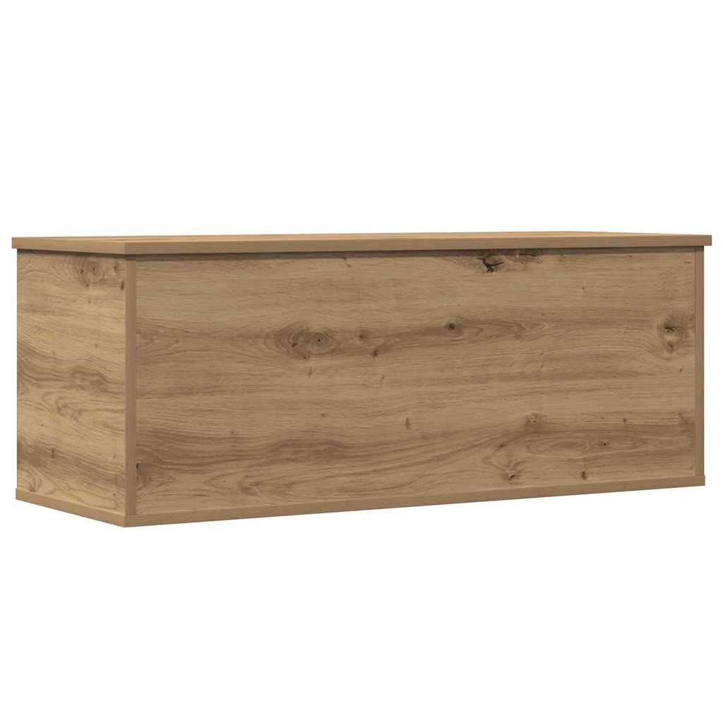 Boîte de Rangement chêne artisanal 90 x 35 x 35 cm - XIOS