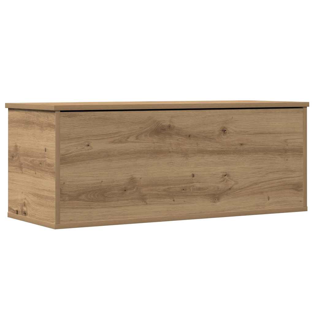 Boîte de Rangement chêne artisanal 90 x 35 x 35 cm - XIOS