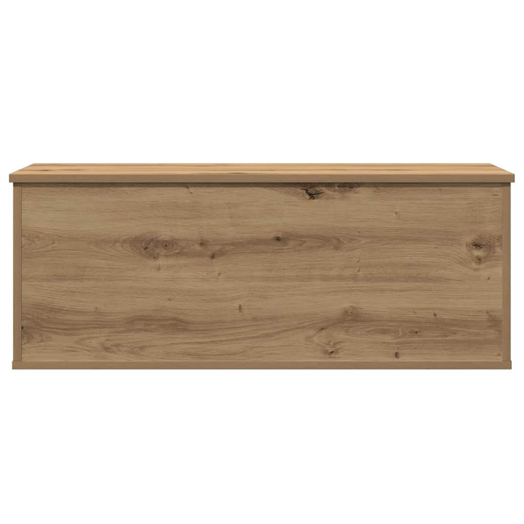 Boîte de Rangement chêne artisanal 90 x 35 x 35 cm - XIOS