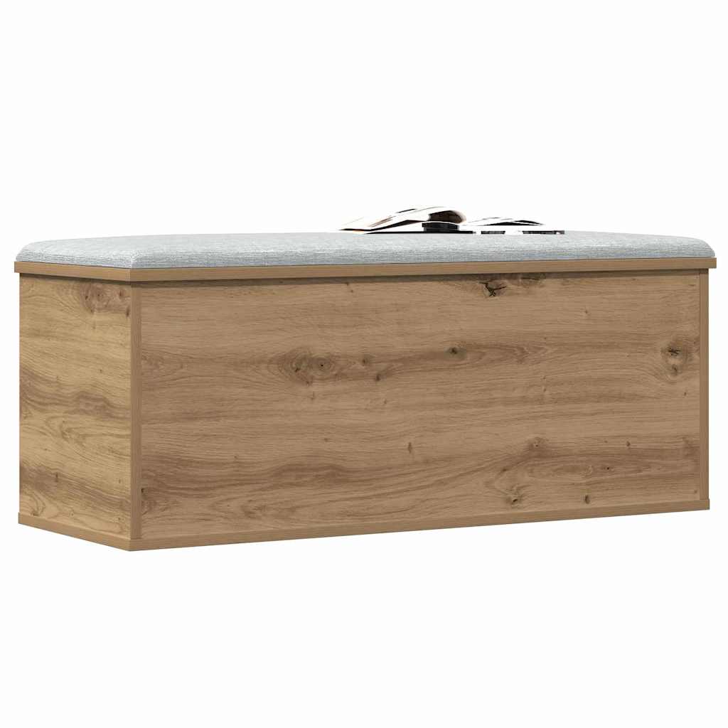 Boîte de Rangement chêne artisanal 90 x 35 x 35 cm - XIOS
