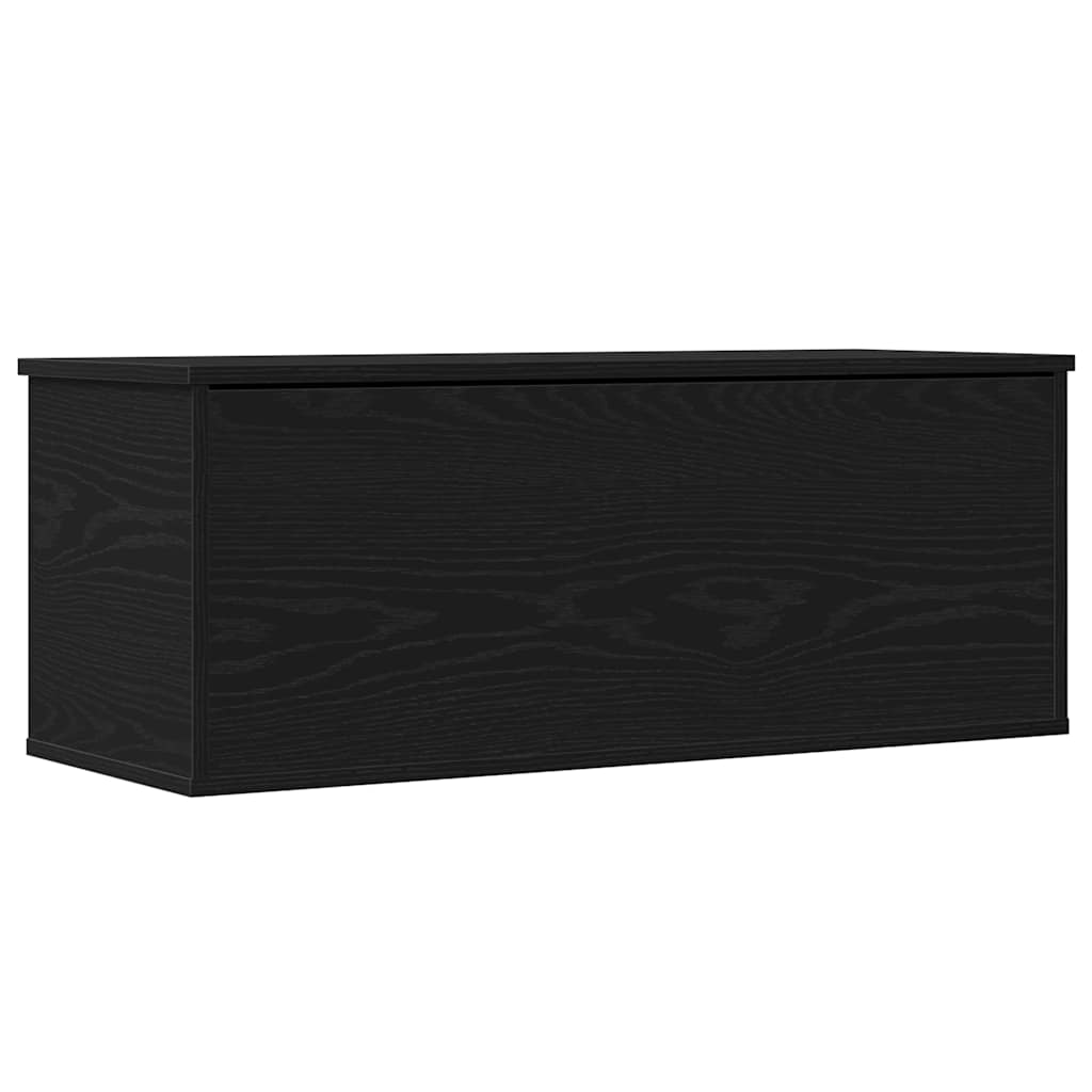 Boîte de Rangement Chêne noir 90 x 35 x 35 cm Bois d'ingénierie - XIOS