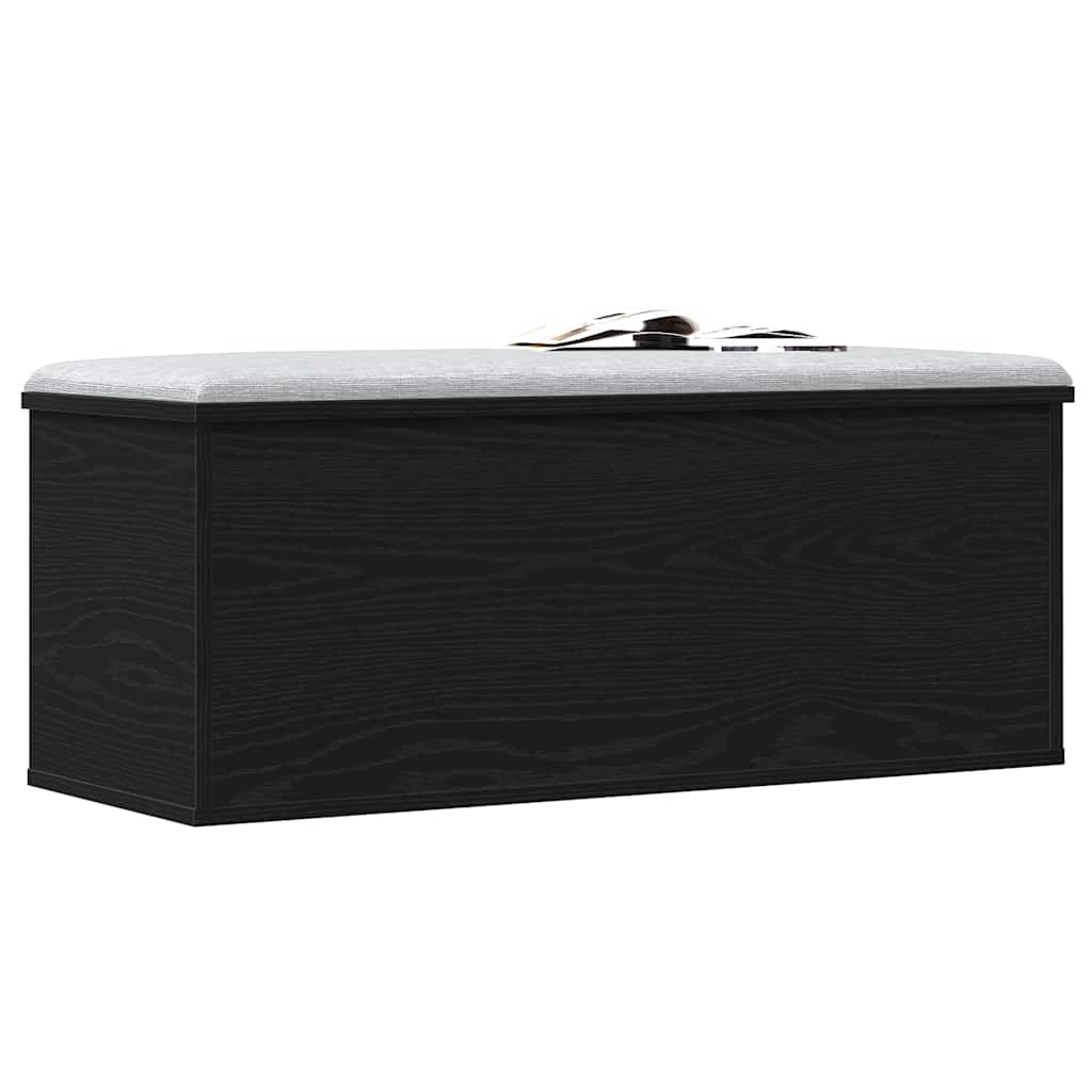 Boîte de Rangement Chêne noir 90 x 35 x 35 cm Bois d'ingénierie - XIOS