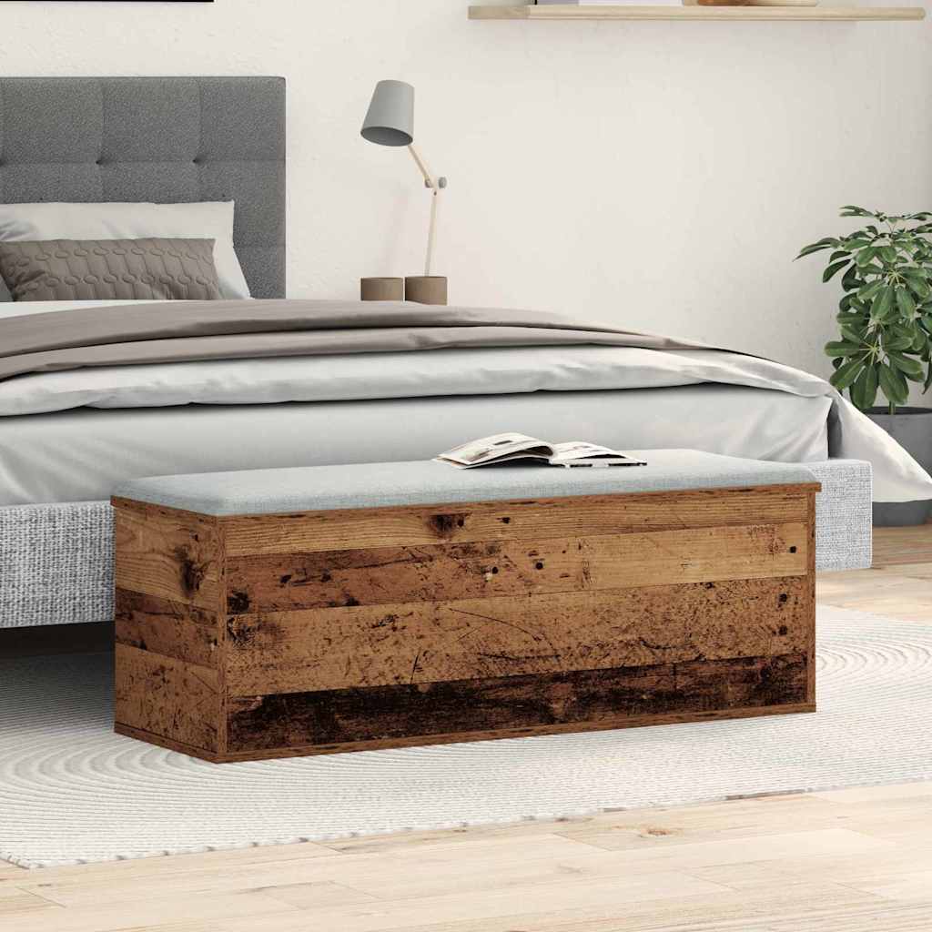 Boîte de Rangement avec stockage Bois ancien 102 x 35 x 35 cm - XIOS