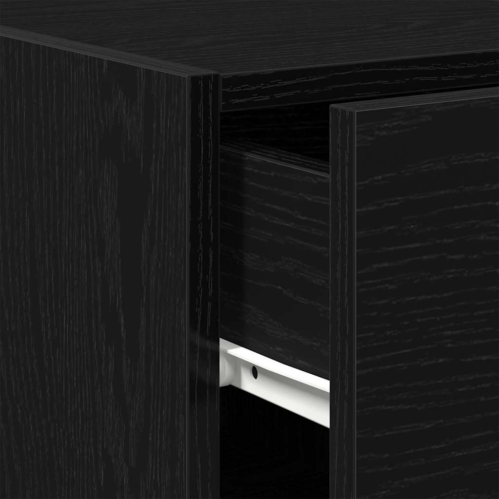 Buffet Chêne noir 30 x 42,5 x 93 cm Bois d'ingénierie - XIOS