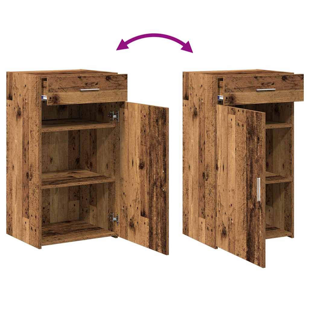 Buffet Bois ancien 50 x 42,5 x 93 cm Bois d'ingénierie - XIOS
