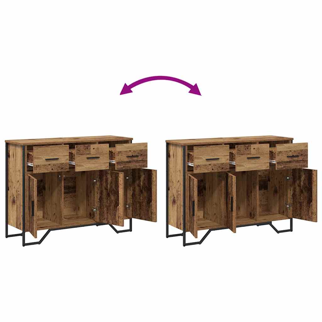 Buffet Bois ancien 97 x 32.5 x 74.5 cm Bois d'ingénierie - XIOS