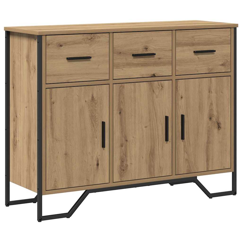Buffet chêne artisanal 97 x 32.5 x 74.5 cm Bois d'ingénierie - XIOS