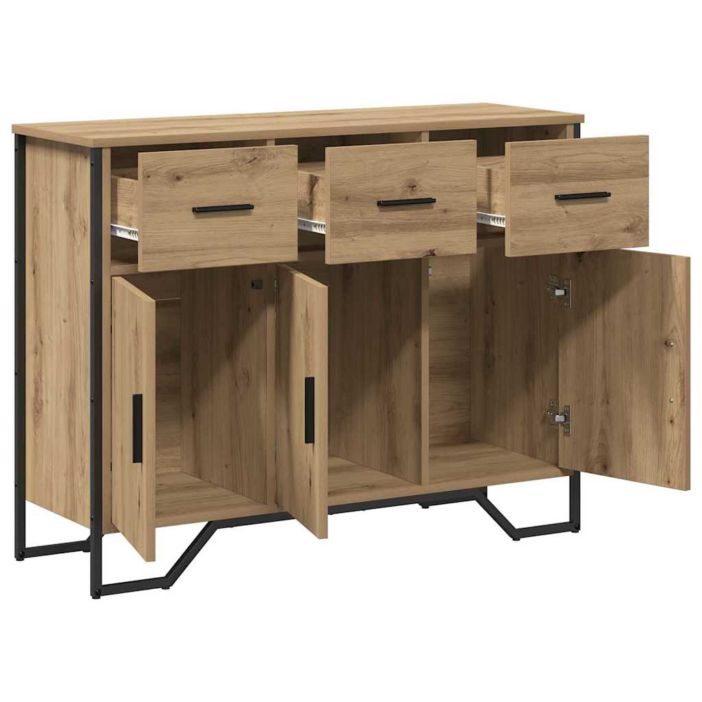 Buffet chêne artisanal 97 x 32.5 x 74.5 cm Bois d'ingénierie - XIOS