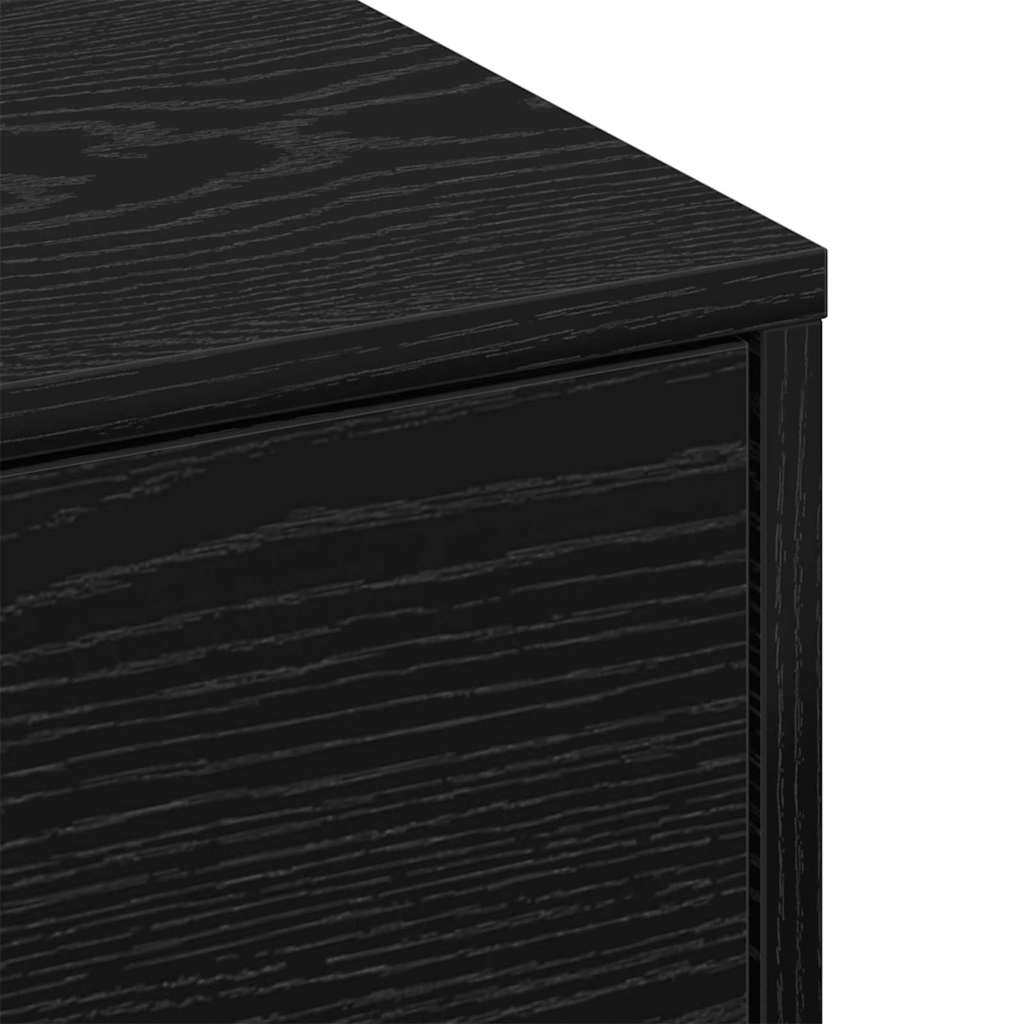 Table basse Chêne noir 90 x 90 x 28 cm Bois d'ingénierie - XIOS