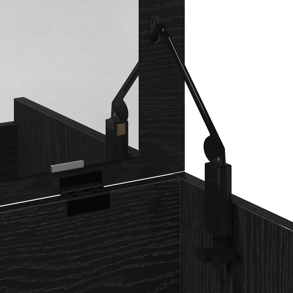 Coiffeuse Chêne noir 60 x 40 x 75 cm Bois d'ingénierie - XIOS