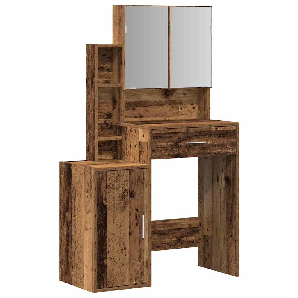 Coiffeuse Bois Ancien 80 x 35 x 132 cm Bois d'ingénierie - XIOS